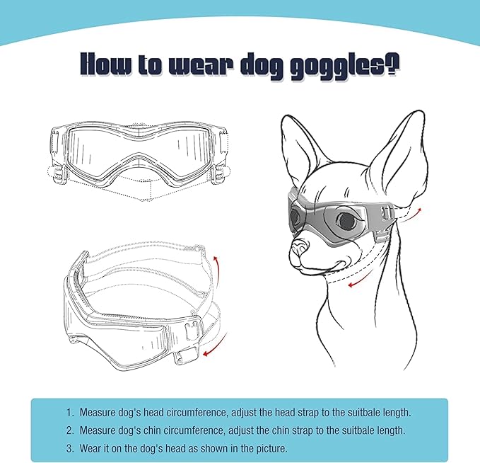 PETLESO Dog Goggles for Small Dogs with Helmet, Pet Sunglasses and Motorcycle Helmet Set for Small Medium Dog Outdoor Driving Walking, Orange