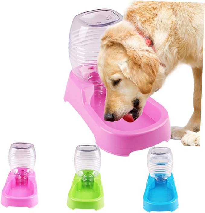 Angoily 2pcs Pet Drinking Bowl for Dogs and Puppies Creative Water Feeder Unique Design Smooth Safe Materials for Home and Pet Shops