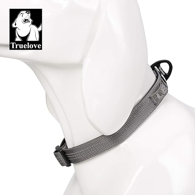 Truelove Dog Collars Set Reflective Collar for Small Medium Large Dogs Puppy Adjustable Padded Soft Nylon Comfy Neck TLC5271