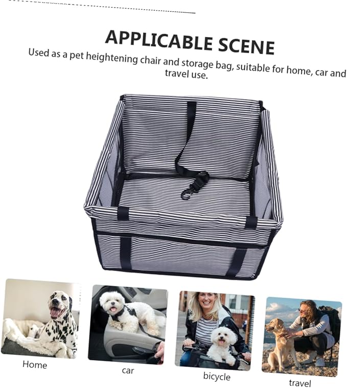 Pet Travel Carrier Safety Belt for Dogs Breathable Mesh Design Lightweight and Pet Seat for Cars for Road Trips and Travel Adventures