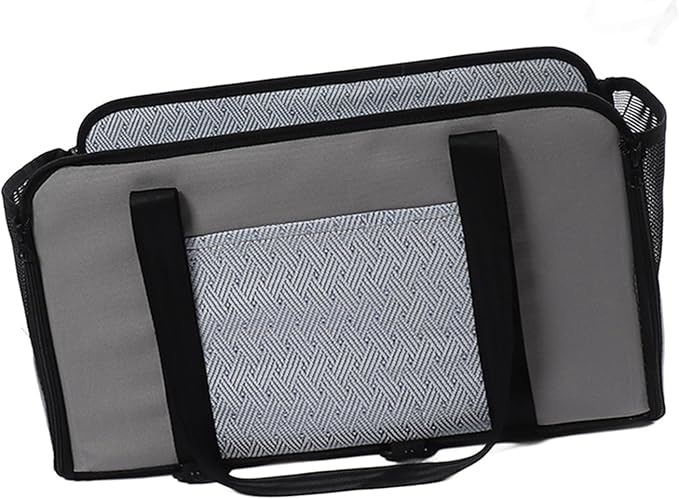 Dog Car Bed, Pet Reinforce Car Booster Seat 600DPU Polyester for Dogs Cats Durable Portable Bag Waterproof Puppy Car Seat