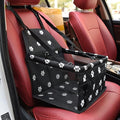 JOONOR Dog Car Seat Pet Dog Booster Seat for Small Dogs Medium Dogs Cats, Dog Car Carrier with Safety Leash and Zipper Storage Pocket(Black)
