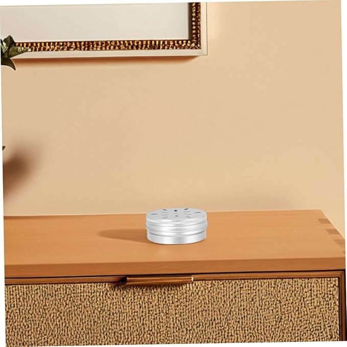 YARNOW 8pcs Dog Scent Training Kit Aluminum Nose Work Containers for Scent Detection Tins Screw Lid for Working Dogs and Smell Training