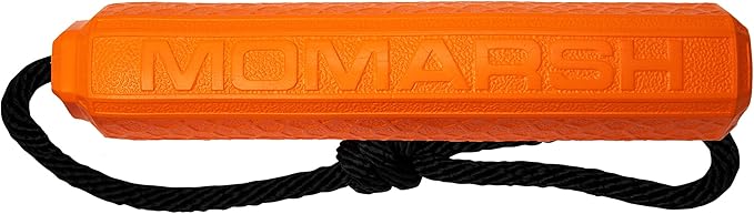 Momarsh Floating Dog Training Bumper | Durable Dummy with Easy Launch Rope | Advanced Waterfowl Hunting Retriever Dog Tool | Enhance Agility and Obedience