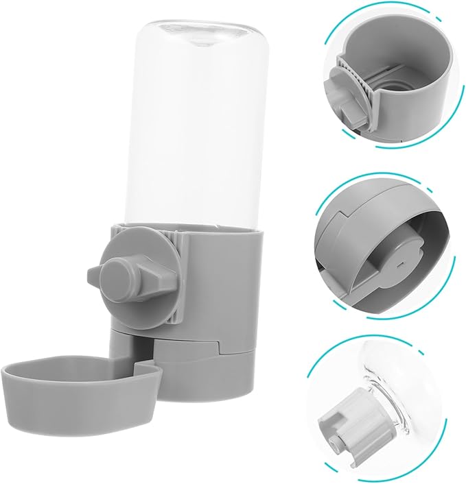 Hanging Water Feeder for Cats Dogs Automatic Pet Drinking Bowl with Bottle Design Easy to Clean Suitable for Rabbits and Animals for Busy Pet Owners