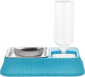 BESPORTBLE Pet Feeder Detachable Design Automatic Water Dispenser for Dogs and Cats Multi-Function Pet Food and Water Bowl Sturdy and Safe Easy to