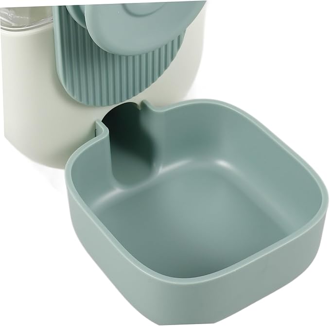 POPETPOP 2pcs Automatic Hanging Pet Water Dispenser Dog and Cat Water Feeder Lightweight Safe Design for Crate Use Easy Installation Mint Green