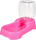 ERINGOGO Pink Dog Water Feeder Bowl Smooth Surface Non Spill Design Automatic Pet Drinking Tool for Puppies and Dogs at Home Pet Shops