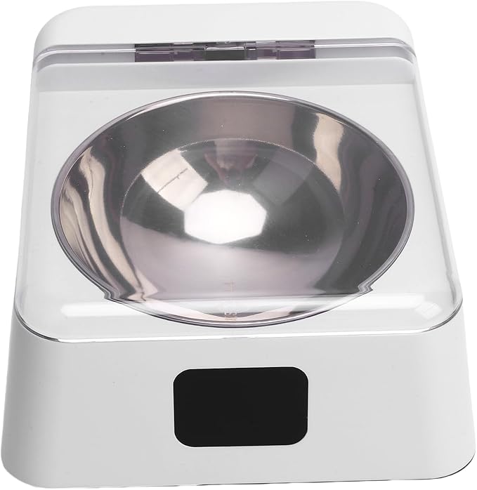 Automatic Pet Feeder, USB Charging Smart Portable Large Capacity Infrared Sensor Lid Opening Dog Feeder with Hold Multiple Meals for Home Dry Food & Multiple Pets