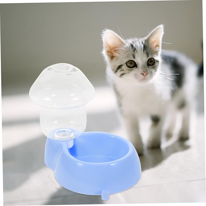 Automatic Pet Feeder Bowl for Cats Mushroom Bowl for Pet Cat Feeder Self-Filling