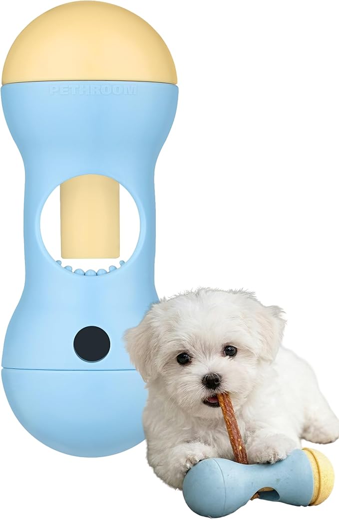 PETHROOM Nosework Stick Holder – Interactive Dog Treat Holder & Mental Stimulation Toy, Secure Snack Dispensing for Nose Work Play, Soft Blue