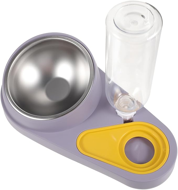 Automatic Pet Feeder and Water Dispenser Lightweight Dog Food Bowl Smooth Compact Design for Cats and Dogs Space-Saving Pet Supplies