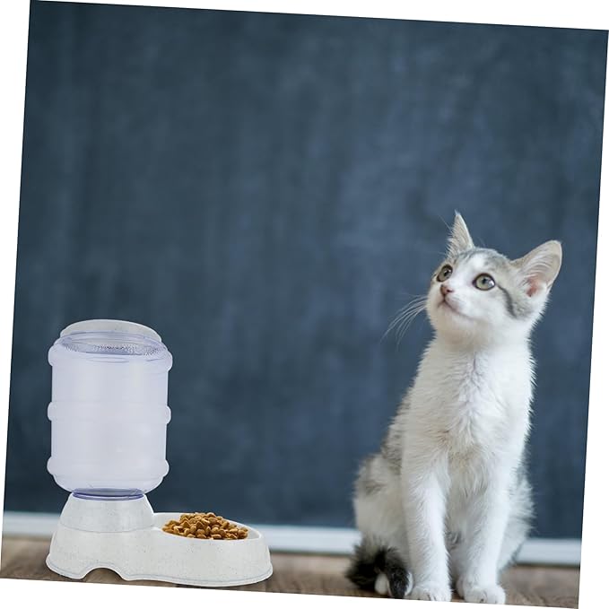 VANZACK Automatic Pet Food Dispenser for Cat Dog Unique Design Sturdy Construction Home Pet Supply