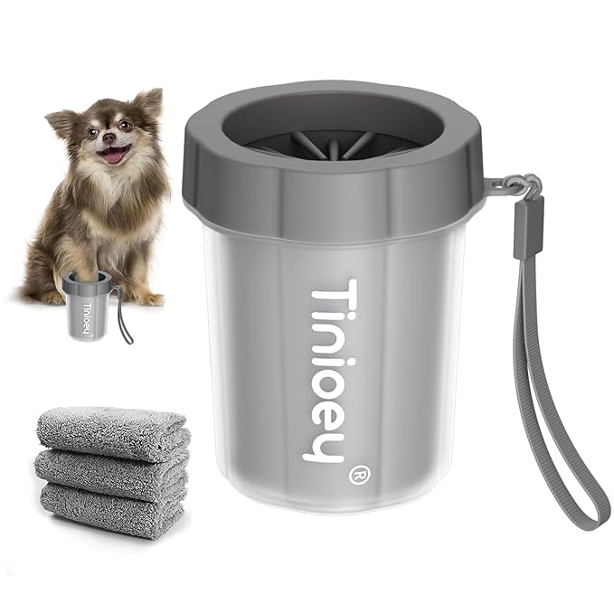 Dog Paw Cleaner for Small Dogs, Dog Paw Washer, Muddy Paw Cleaner, Pet Foot Cleaner, Dog Paw Protector Kit,Dog Paw Balm