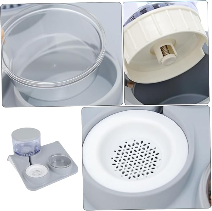 TOYANDONA 1pc Pet Automatic Feeder and Water Dispenser for Cats and Dogs Capacity Convenient Water Bowl for Pets Dual Function Food and Container Sanitary and Design