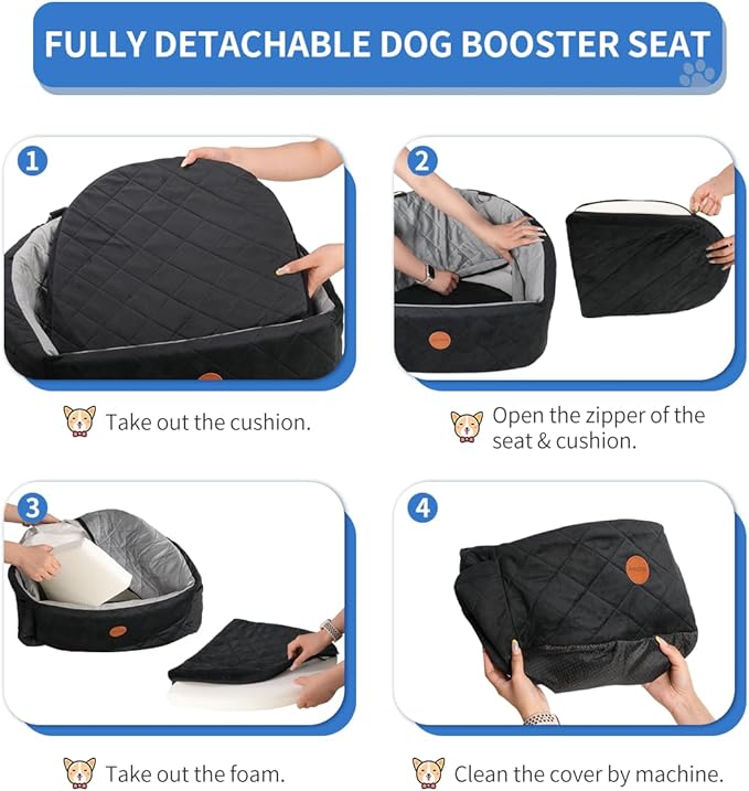 Soft Pet Car Travel Home Bed (Charcoal, Standard Version)