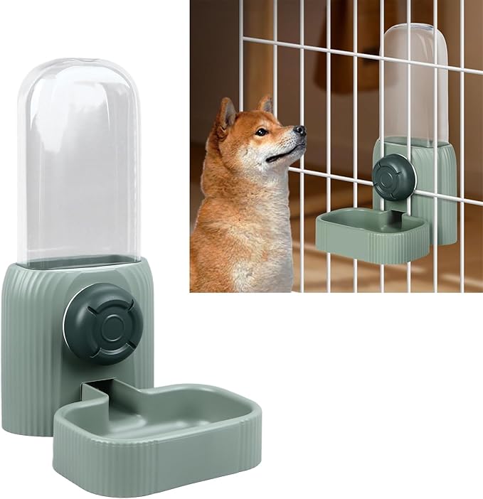 Ejoyous Automatic Pet Feeder, Continuous Clean Drinking Water Spill Proof Hanging Dog Water Dispenser for Dogs Cats Pets