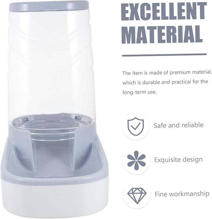 BESPORTBLE Automatic PET Feeder Food Storage Container Timed PET Feeding Device for Cats and Dogs 6L Capacity Easy to Use