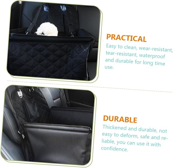Dog Car Seat Cushion Support Pet Dog Seats Bed Non-Slip Safety Travel Belt