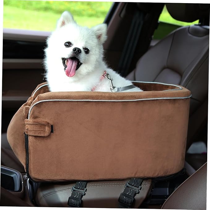 Car Dog Bed Non-Slip Pet Travel Cushion Washable and Durable Dog Car Seat for Comfort and Safety Lightweight Portable Design