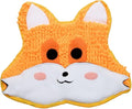 Fluffy Animal Face Snuffle Mat for Pets Interactive Nose Work Toy for Rabbits Hamsters Chinchillas and Dogs (V5)