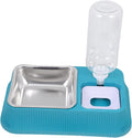 Puppy Water Feeder Detachable Skid Dog Bowl Automatic Water Dispenser for Cats and Dogs Easy to Clean Navy Blue