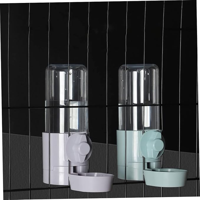 Pet Hanging Water Dispenser Automatic Puppy Water Feeder Cage Waterer Practical Slip Design for Continuous Hydration Suitable for Dogs and Cats