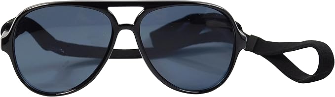 G010 Dog pet Costume Aviator Sunglasses for Medium Breeds 20-40 lbs (Black)