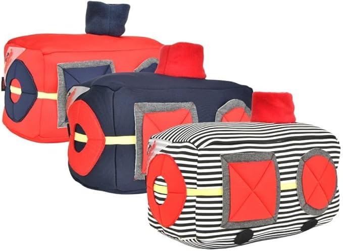Puppia Nosework Toy - Pup Bus - Red