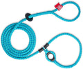 Harness Lead No Pull Dog Harness and Leash Set, Anti Pull Dog Harness for All Breeds and Sizes, One-Piece Cushioned Rope Design Safely Prevents Escaping and Pulling (Small/Medium, Blue/Multi)