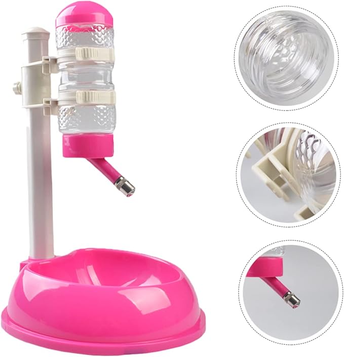 Milisten 1pc Automatic Pet Water Dispenser and Food Feeder Capacity and Material Drinking Bowl for Dogs and Pets