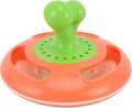 Luqeeg Interactive Dog Puzzle Toy Feeder, Automatic Feeding Puppy Toys, 360 Degree Rotation Balance Structure Alleviate Anxiety Pet Food Treat Feeding Dispenser Keep Them Busy