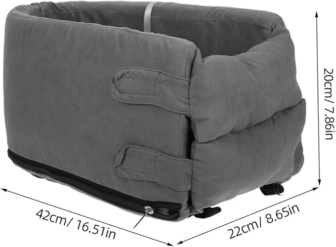 Non-Slip Dog Car Bed Thickened Pet Seat Cover Easy Car Pet Mat for Travel