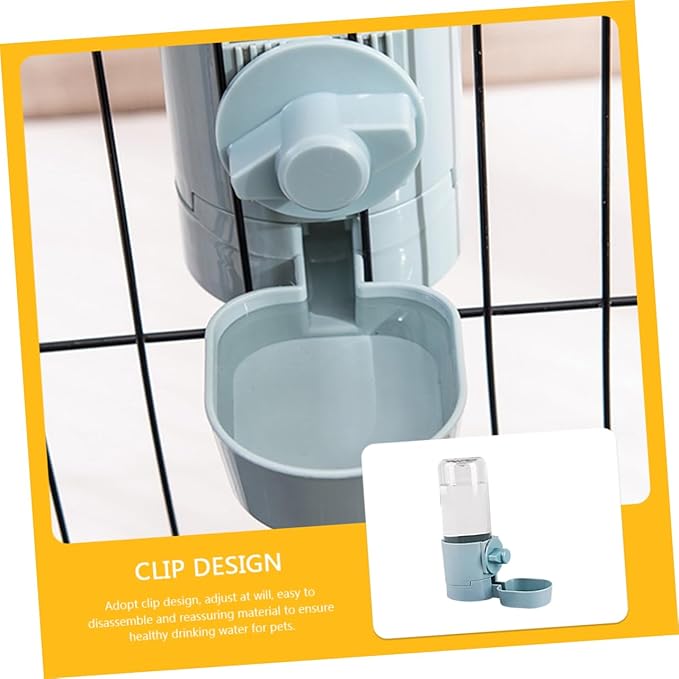 POPETPOP Hanging PET Water Dispenser Automatic Rabbit Water Bottle Leak-Proof Design Suitable for Small Animals Easy to Install PET Feeder