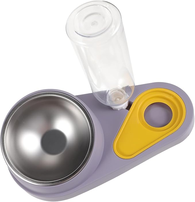 Hemoton Automatic Pet Feeder Water Dispenser Cat Dog Bowl Pet Feeders for Dogs Cats Home