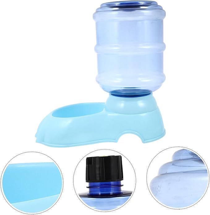 Automatic Dog Water Dispenser Gravity Pet Water Bowl Easy Clean for Cats Dogs Random Color