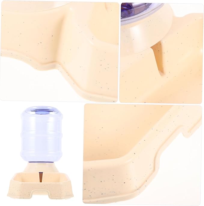 BESPORTBLE Dog and Cat Automatic Water Dispenser Sturdy Feeder Stand Easy Refill No Spill Pet Water Bowl Indoor Outdoor