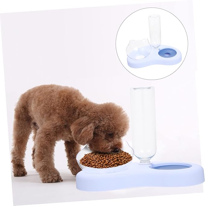 Dog Tilted Food Bowl Automatic Water Refill Bowl Cat Stable Base Pet Feeding for Use
