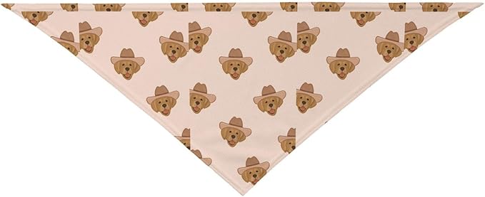 Western Dog Bandanas, Cartoon Cowboy Dog Scarf, Accessories Puppy Kitten Party Festival and Daily Wearing,West Cowboy Accessories Party Cosplay (Puppy)
