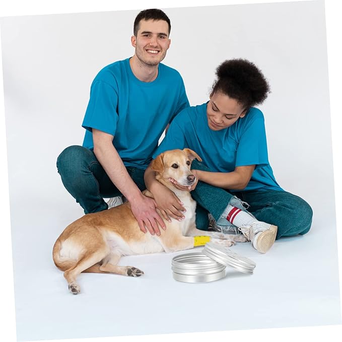 Happyyami 60ML Dog Scent Training Case Aluminum Sniffle Box for Dog Nose Training Work Scent Detection Kit