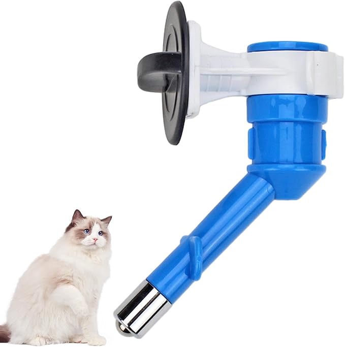 Dog Water Bottle Head | Heavy Duty Sturdy Pet Drinking Nozzle - Multifunctional No-Drip Water Dispenser Fountain Reusable Automatic Dogs Feeder Nozzle for Dogs