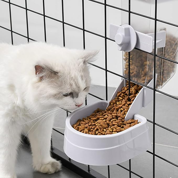 XISAOK Automatic Dog Feeder for Cat Hanging Auto Food Dispenser Large Capacity Pet Feeding Solution/Small Dogs 3 Color
