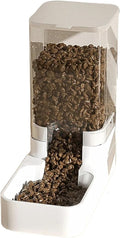Automatic Pet Feeder and Water Bowl - Transparent Food Storage Feeder for Dogs and Cats - Ideal for Puppies and Kittens(Feeder)