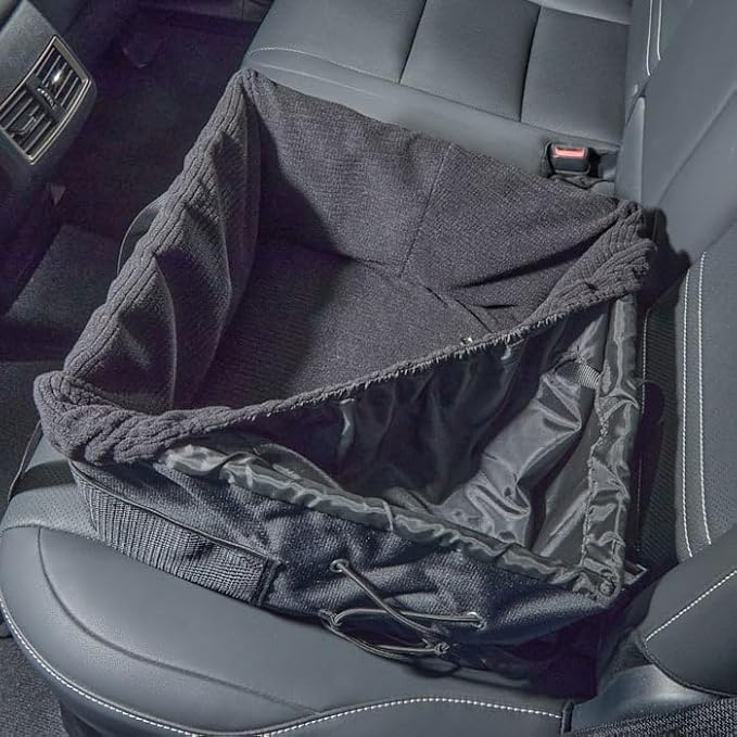 EveryYay by Petco Essentials Road Trippin' Black Car Booster Seat, Small