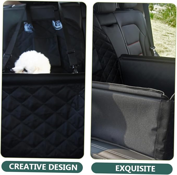 Happyyami Pet Car Seat Dog Car Seats for Dogs Thickened Cushion Non-Slip Safety to Clean