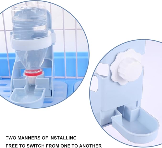 MERRYHAPY 1pc Hanging Waterer for Pets Automatic Water Dispenser Station for Dogs Cats Leak Design for Use