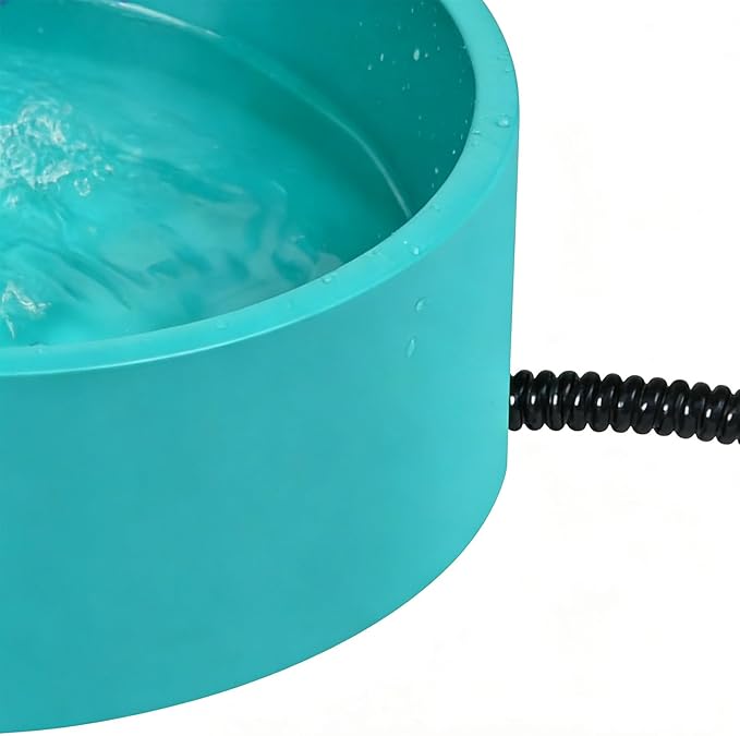 Automatic Pet Waterer, Heated Drinking Bowl, 3.2L Non-Slip Winter Feeder for Puppies Cats, Sturdy Shock-Resistant Design, Indoor Outdoor Pet Supplies, Easy Hydration for Small Medium Large Pets