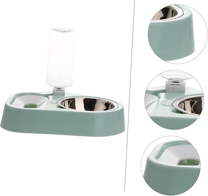 Dual-use Pet Feeder Bowl Water Dispenser Cat Dog Automatic Water Feeder Pet Supplies