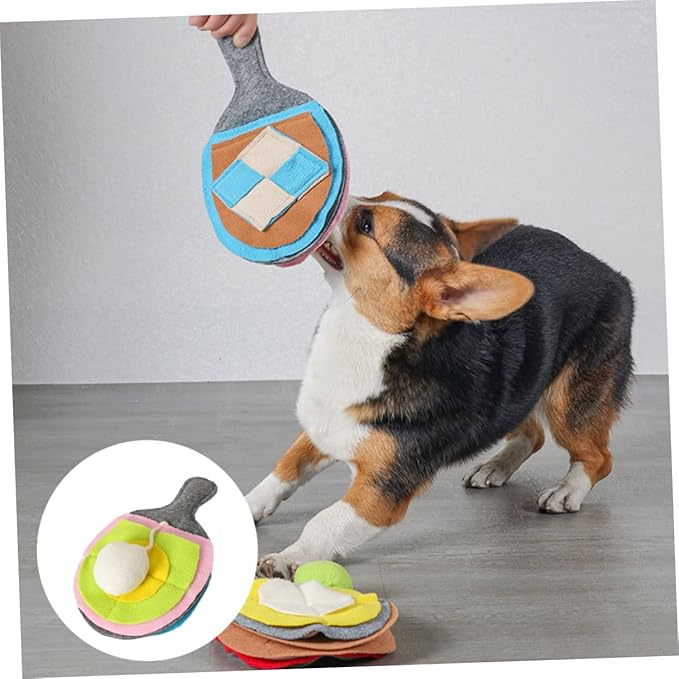 SUPVOX Pet Training Toy for Dogs Cats Slow Feeding Plaything Dog Foraging Toy Sniffing Pad