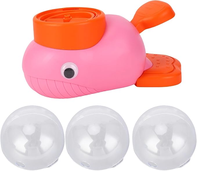 Dog Treat Dispenser Toy, Interactive Enrichment Puzzle Toy with Automatic Feeding and Large Capacity Slow Feeder for Dogs and Cats (Pink)
